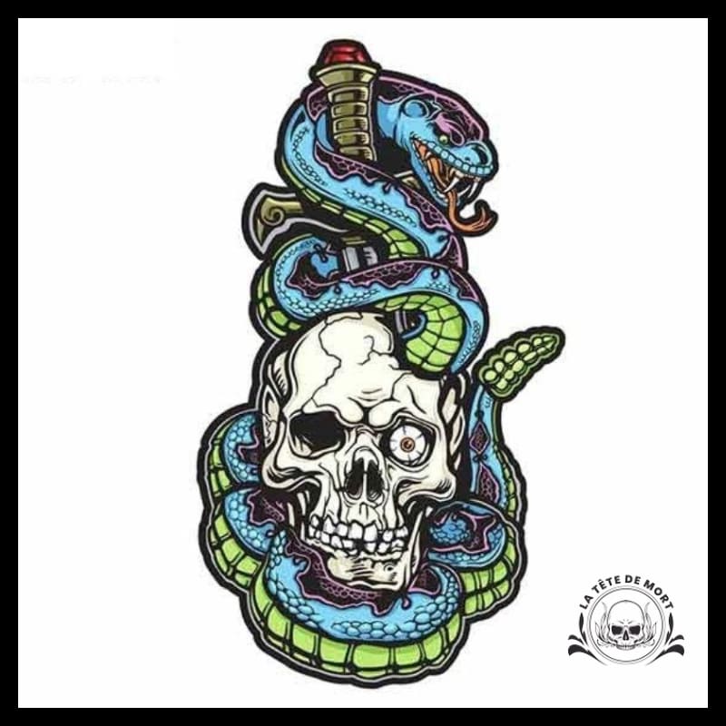 Sticker Tête De Mort Serpent La TÊte De Mort ☠️